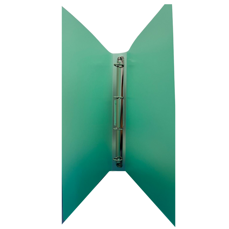 Caiet Mecanic A4, 4 Inele - D16mm, Coperți Flexibile PP, Optima Flex - Verde Transparent - Optima