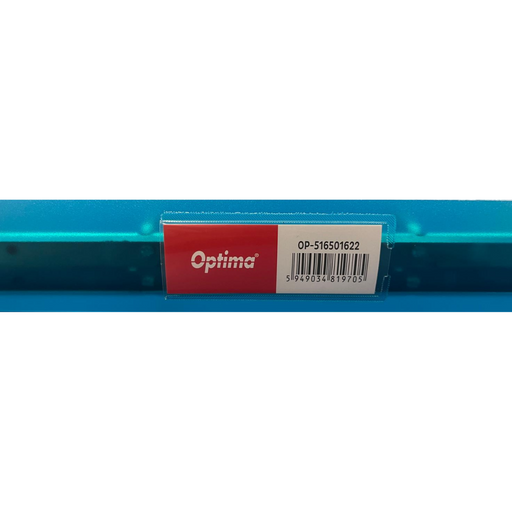 Caiet Mecanic A4, 4 Inele - D16mm, Coperți Flexibile PP, Optima Flex - Albastru Transparent Optima