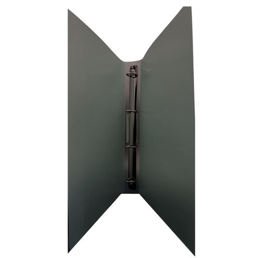 Caiet Mecanic A4, 4 Inele - D25mm, Coperți Flexibile PP, Optima Flex - Negru Transparent Optima