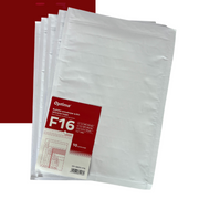 Plic Antișoc F16 240 x 350 mm Alb Lipire Siliconică 10 Buc/Set Optima