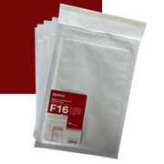 Plic Antișoc F16 240 x 350 mm Alb Lipire Siliconică 10 Buc/Set Optima