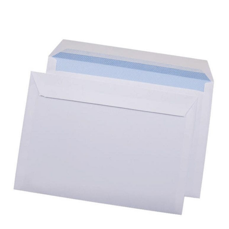 Plic C6 114 x 162 mm Alb Lipire Siliconică 1000 Buc/Cutie Optima