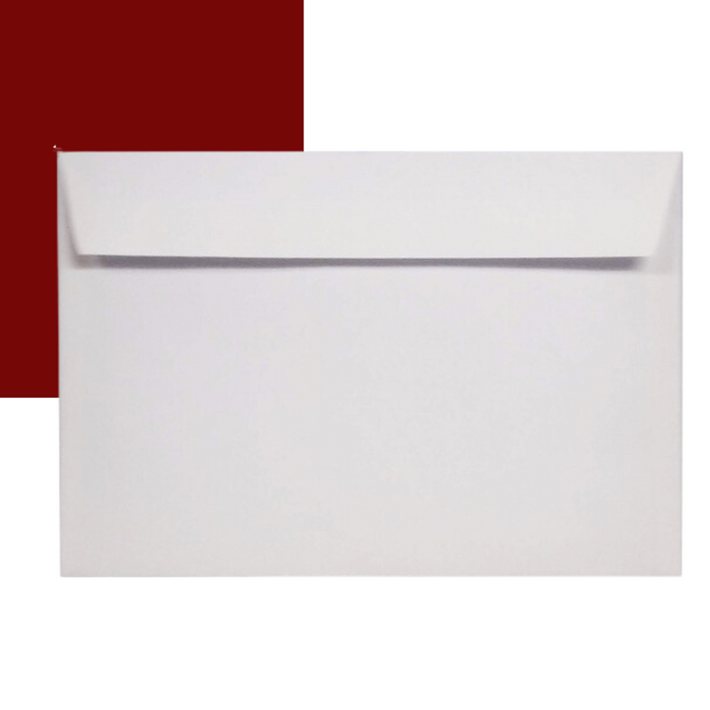 Plic C6 114 x 162 mm Alb Lipire Siliconică 50 Buc/Set Optima