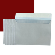 Plic C6 114 x 162 mm Alb Lipire Siliconică 50 Buc/Set Optima