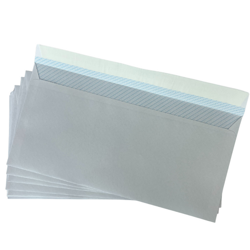Plic DL 110 x 220 mm Alb Lipire Siliconică 1000 Buc/Cutie Optima
