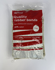 Elastice pentru Bani Classic D 70 mm 1,5 x 1,5 mm 1 kg/Pungă Optima