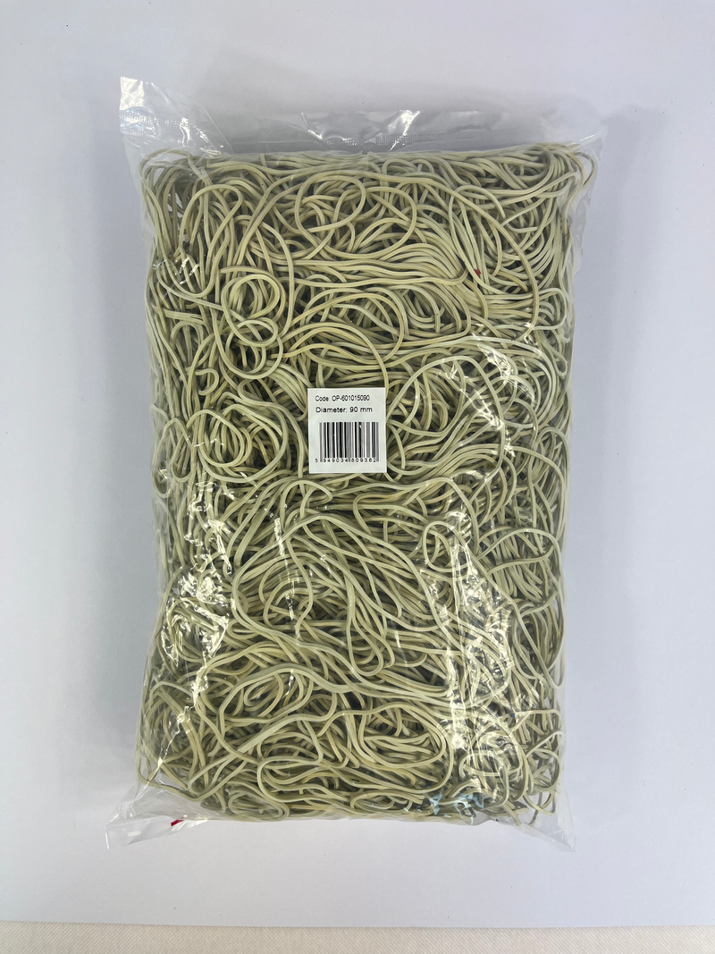 Elastice pentru Bani Classic D 90 mm 1,5 x 1,5 mm 1 kg/Pungă Optima