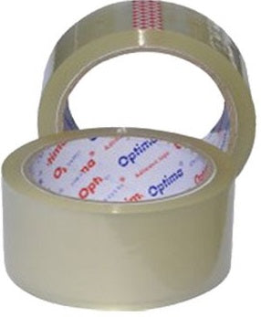Bandă Adezivă Transparentă 72 mm x 66 y 38 Microni Optima