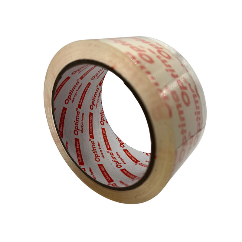 Bandă Adezivă Crystal Clear 48 mm x 66 y 45 Microni Optima