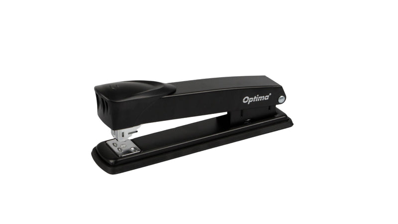 Capsator Metalic Optima MS40, 40 coli, capse 24/6-26/6, 160x58x40mm, negru