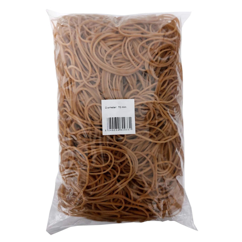 Elastice pentru Bani 90% Cauciuc D 60 mm 500 g/Pungă Optima