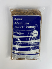 Elastice pentru Bani 90% Cauciuc D 100 mm 1,5 x 1,5 mm 500 g/Pungă Optima