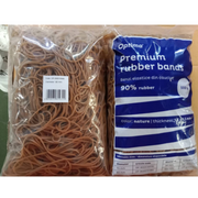 Elastice pentru Bani 90% Cauciuc D 80 mm 1,5 x 1,5 mm 500 g/Pungă Optima