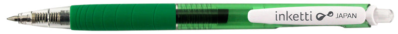 Pix cu Gel Inketti Rubber Grip 0,5 mm Corp Transparent Penac Verde
