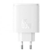 Încărcător Rețea Cube Pro 65W 2x USB-C 1x USB Alb Baseus