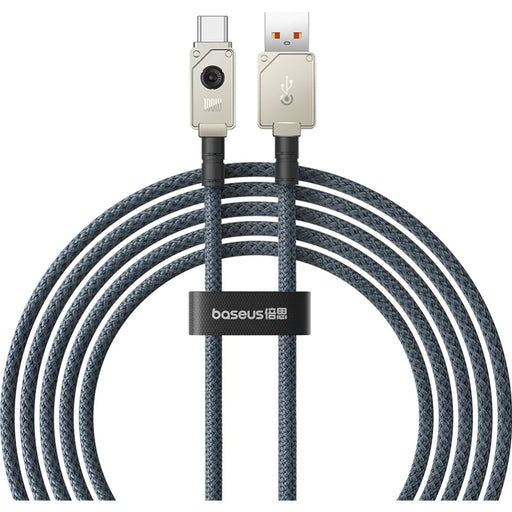 Cablu Baseus Unbreakable USB la USB-C 2m 100W Alb