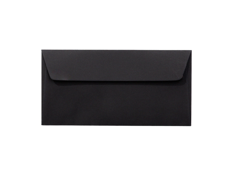 Plic Color Negru DL 110x220mm Siliconic 25 Buc/Set - Daco