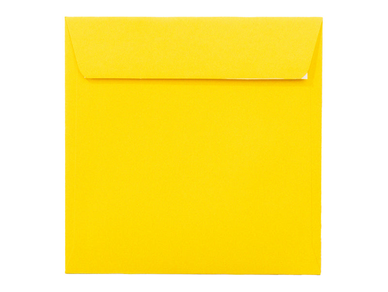 Plic Color Galben Pătrat 160x160mm Siliconic 25 Buc/Set - Daco