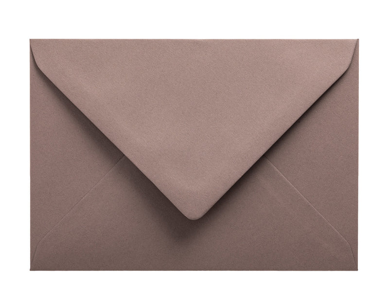 Plic Color Maro Taupe C6 114x162mm Gumat 25 Buc/Set - Daco