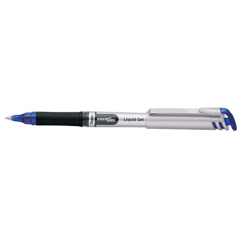 Roller cu Gel EnerGel cu Capac 0,7 mm Albastru - Pentel