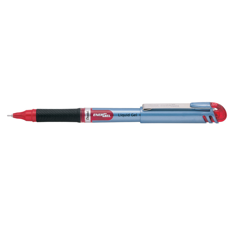 Roller cu Gel EnerGel cu Capac 0,5 mm Roșu - Pentel