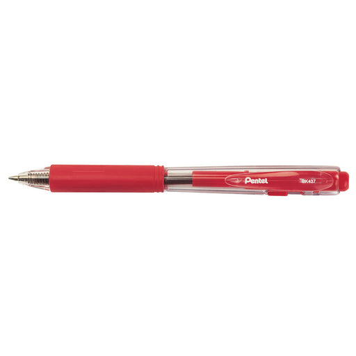 Pix cu Mecanism BK437 0,7 mm Roșu - Pentel
