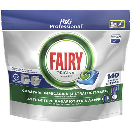 Capsule masina de spalat vase Fairy Professional Original, 140 capsule