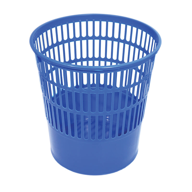 Coș hârtie Casa Plastor 14L albastru perforat