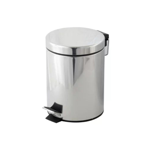 Coș gunoi inox cu pedală 5L, compact, igienic
