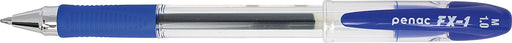 Pix cu Gel FX-1 Rubber Grip 1,0 mm Con Metalic Penac