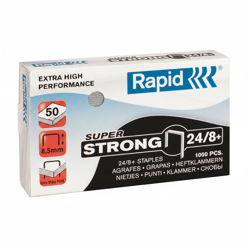 Capse 24/8+SuperStrong 1000 buc/cut Rapid - imagine produs