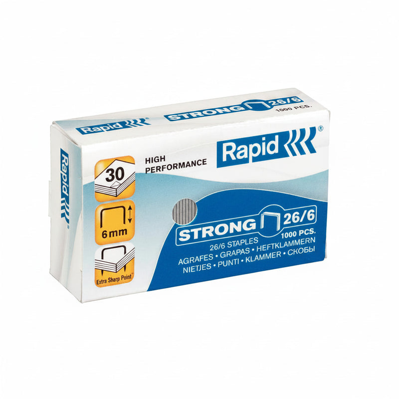 Capse 26/6 Strong 1000 buc/cut Rapid
