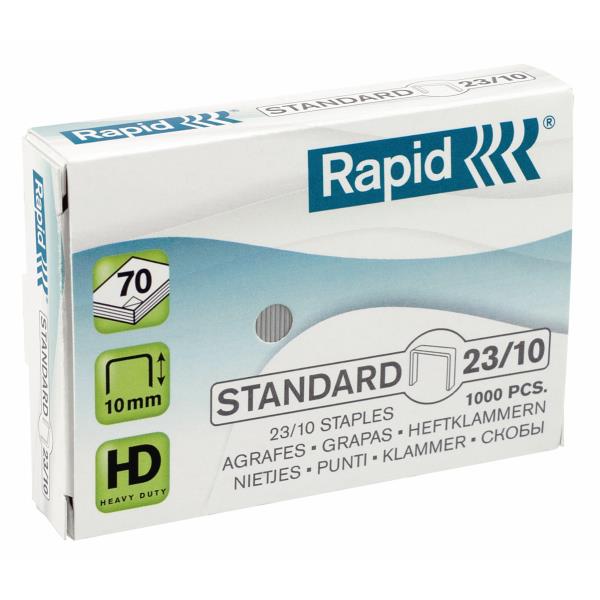 Capse 23/10 Standard 1000 buc/cut Rapid