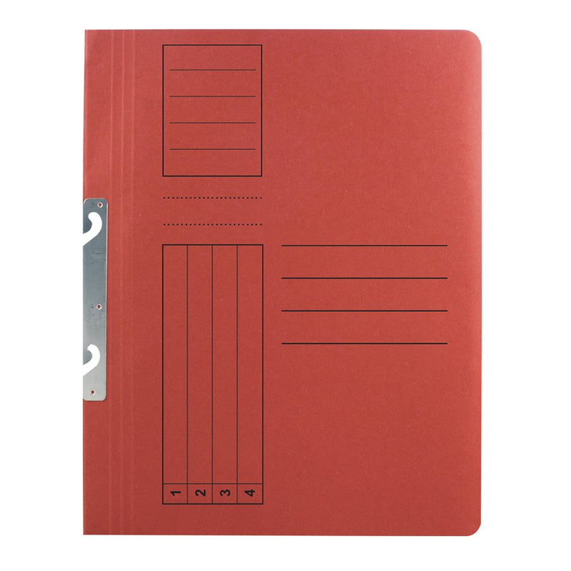 Dosar încopciat 1/1 Basic, carton, roșu, 10 bucati/set Basic pentru organizarea și arhivarea documentelor