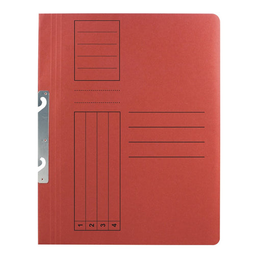 Dosar încopciat 1/1 Basic, carton, roșu, 10 bucati/set Basic pentru organizarea și arhivarea documentelor