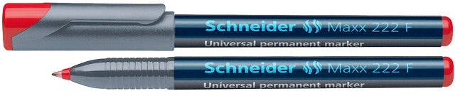 Marker Universal Permanent Maxx 222 F Vârf 0,7 mm Schneider Roșu