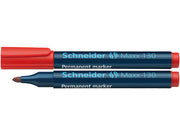 Marker Permanent Maxx 130 Vârf Rotund 1-3 mm Schneider Roșu