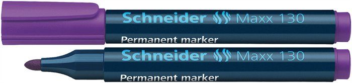 Marker Permanent Maxx 130 Vârf Rotund 1-3 mm Schneider Violet