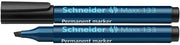 Marker Permanent Maxx 133 Vârf Teșit 1-4 mm Schneider Negru
