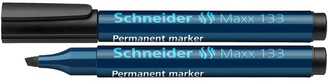 Marker Permanent Maxx 133 Vârf Teșit 1-4 mm Schneider Negru