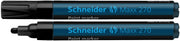 Marker cu Vopsea Maxx 270 Vârf Rotund 1-3 mm Schneider Negru