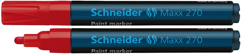 Marker cu Vopsea Maxx 270 Vârf Rotund 1-3 mm Schneider Roșu