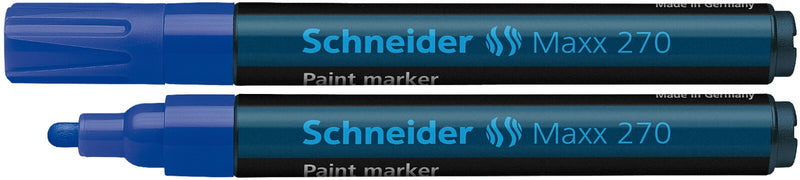 Marker cu Vopsea Maxx 270 Vârf Rotund 1-3 mm Schneider Albastru