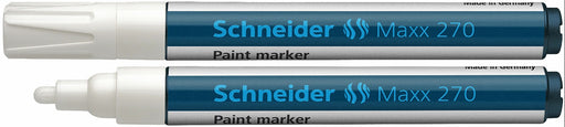Marker cu Vopsea Maxx 270 Vârf Rotund 1-3 mm Schneider Alb