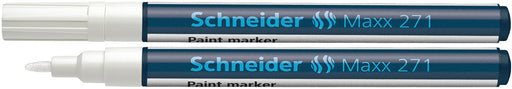 Marker cu Vopsea Maxx 271 Vârf Rotund 1-2 mm Schneider Alb