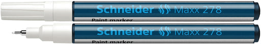 Marker cu Vopsea Maxx 278 Vârf Rotund 0,8 mm Schneider Alb