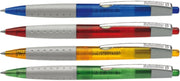 Pix cu Mecanism Loox Rubber Grip Clemă Metalică 0,7 mm Culori Asortate Scriere Albastră Schneider