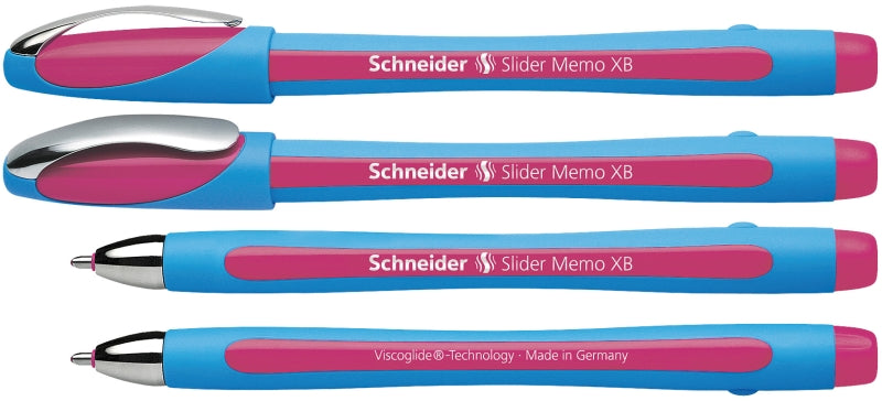 Pix Slider Memo XB Rubber Grip Accesorii Metalice 1,4 mm Schneider Roz