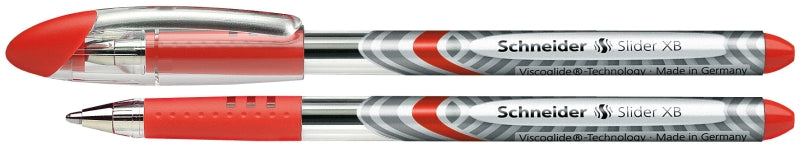 Pix Slider Basic XB Rubber Grip Vârf 1,4 mm Schneider Roșu