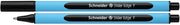 Pix Slider Edge F Rubber Grip Vârf Fin 0,7 mm Schneider Negru